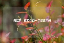 搜款网 - 真实档口一手货源广州
